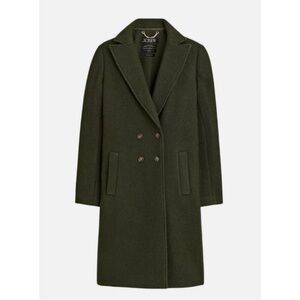 J. Crew Daphne Topcoat in Italian Boiled Wool - Green
